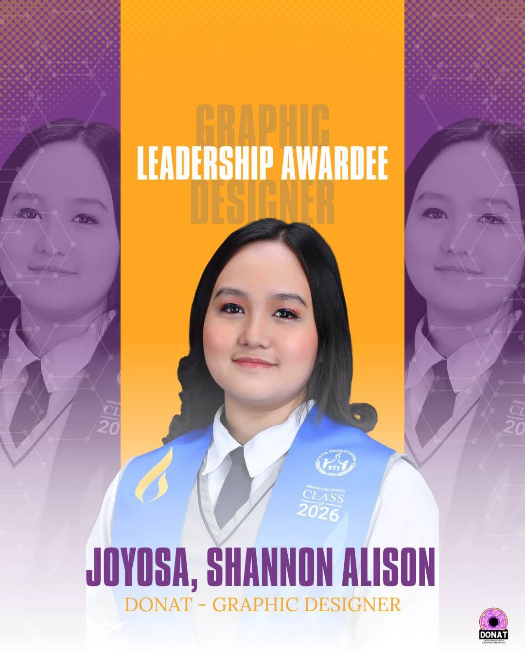 Shannon Alison Joyosa, DONAT Graphic Designer in 2024-2026